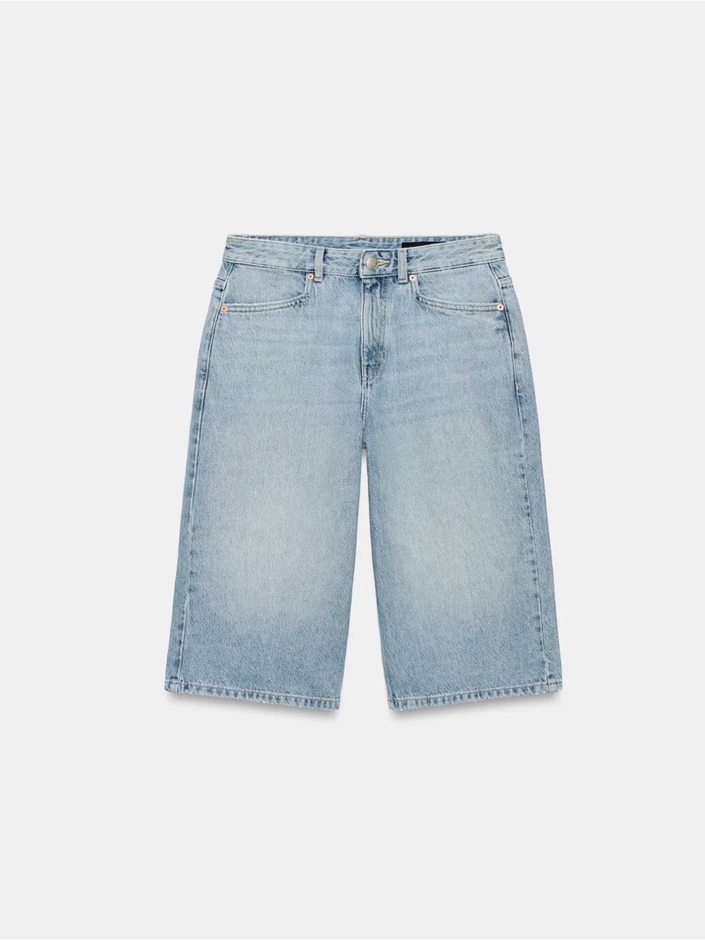 Zara MID-RISE DENIM SHORTS